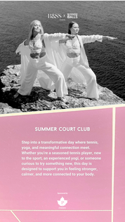 B&SS x BUSINESS & BALLS | SUMMER COURT CLUB